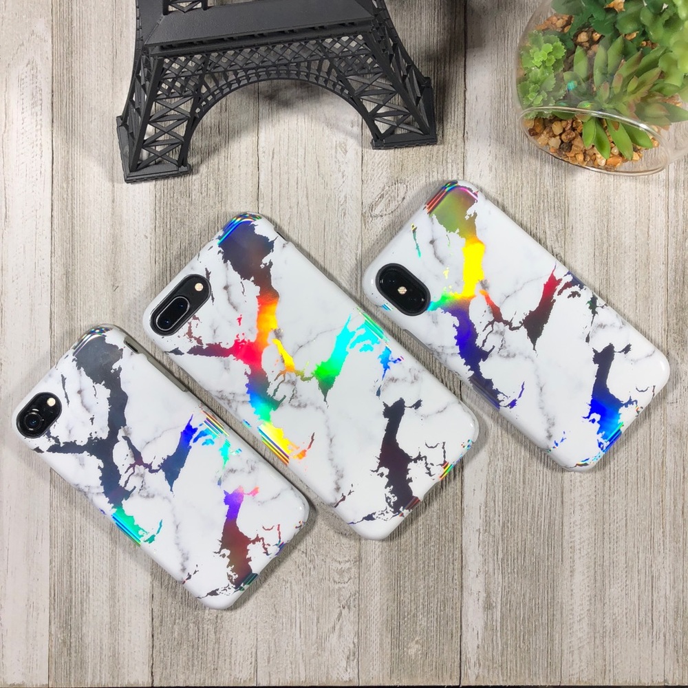 NEW iPhone Xs/X/8+/7+/8/7 White Lightning Case ♥️